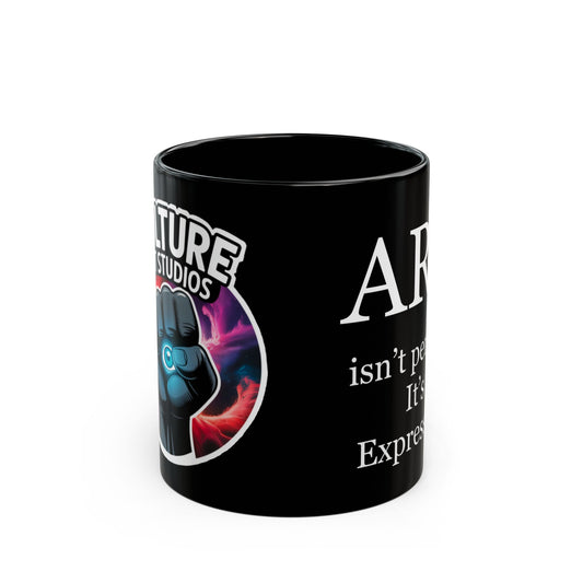 Mug - Culture Art Studios Coffee Mug with Quote Art Expressive Design